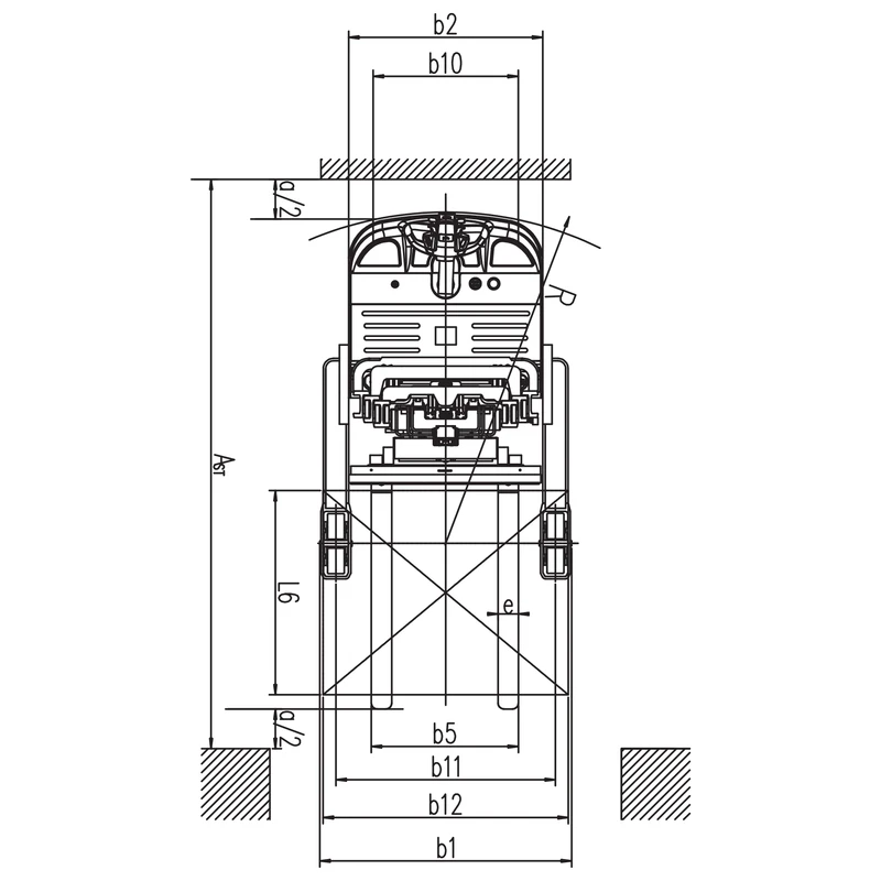 Повеќефункционално управување на регален виљушкар EVV15DDS/EVV20DDS