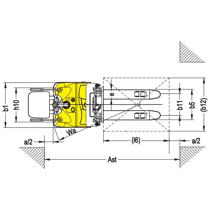 Електричен палетен сложувач EVV10-P/EVV12-P/EVV15-P со AC-мотор