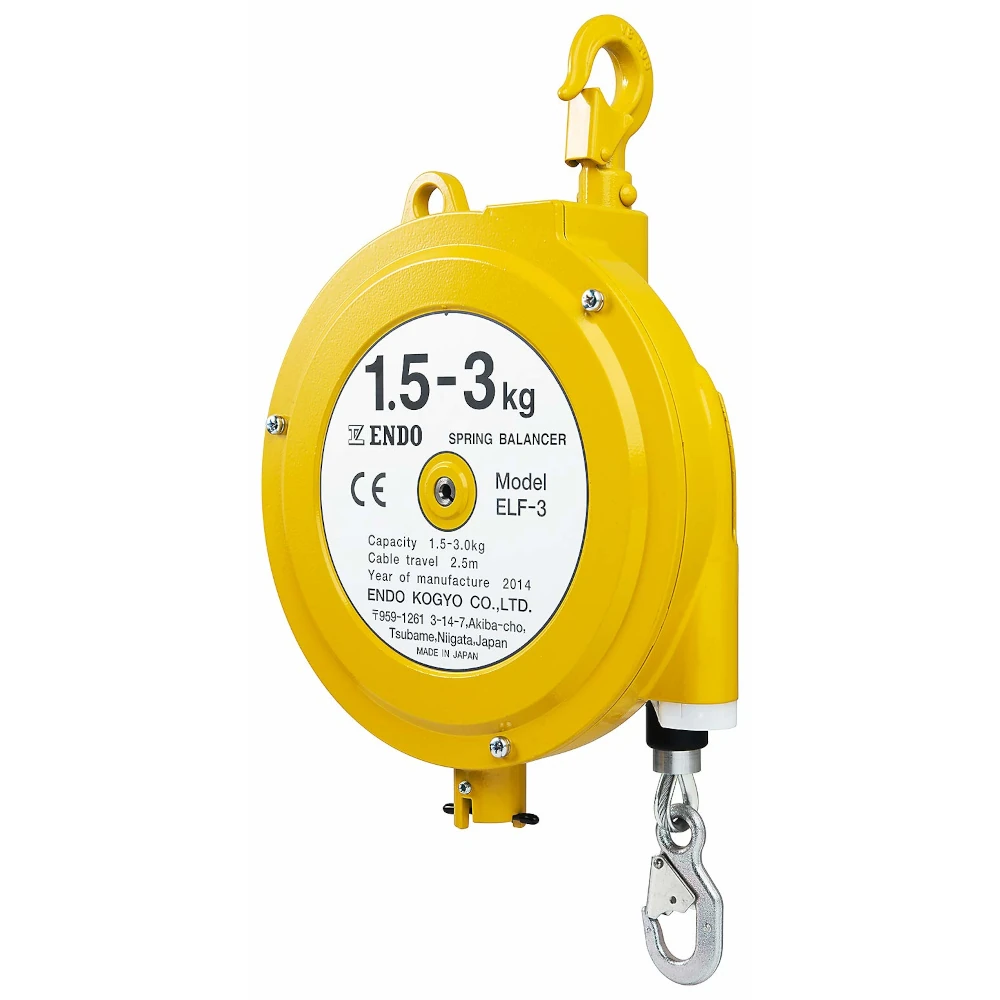 ЕНДО пружински балансер со долг од (ELF-3), 1,5–3 kg
