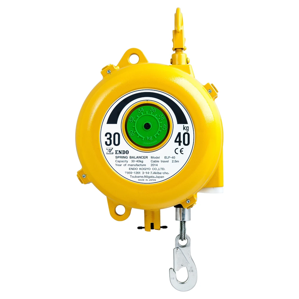 ENDO пружински балансер со долг од (ELF-40), 30–40 kg