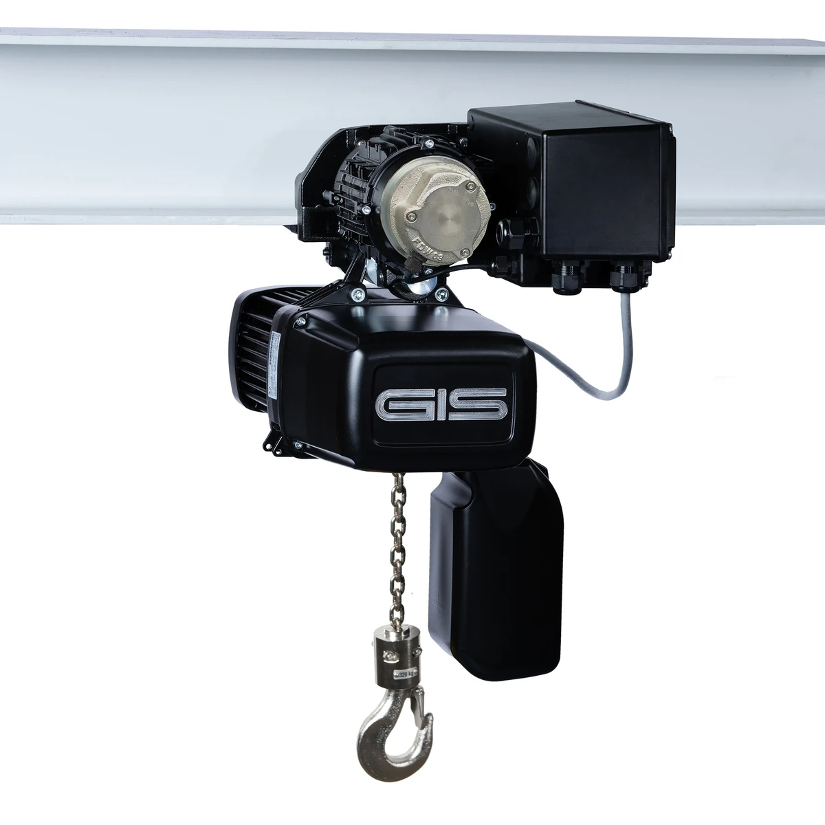 Детал на електричната дигалка со синџир GIS GPR