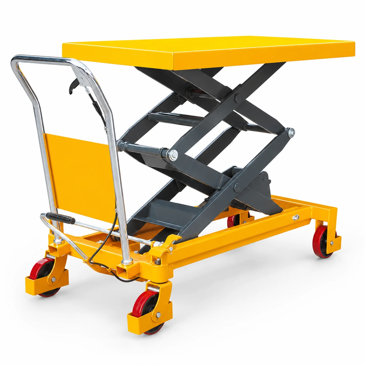 Мобилна подигнувачка маса со двојни ножици (MPS800D), 800 kg, 1500 mm
