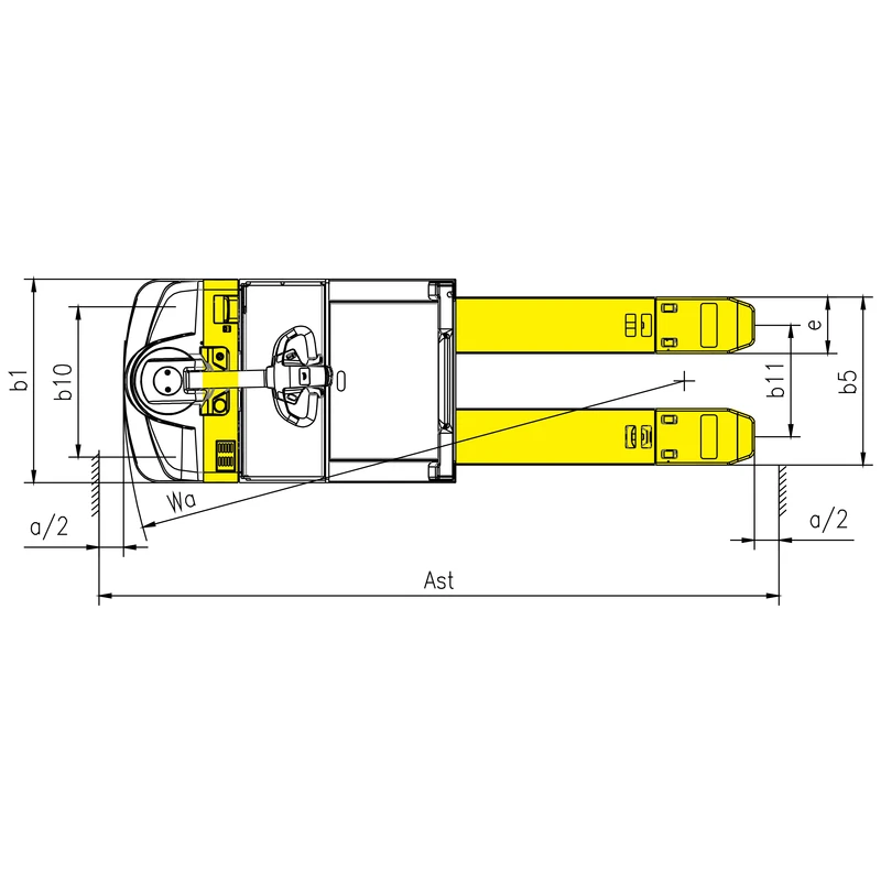 Магацински комисионер за тешки товари NKV30-P, 3000 kg