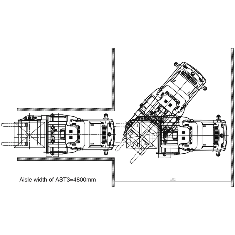 Електричен регален виљушкар REV15TS со CAN-Bus управување