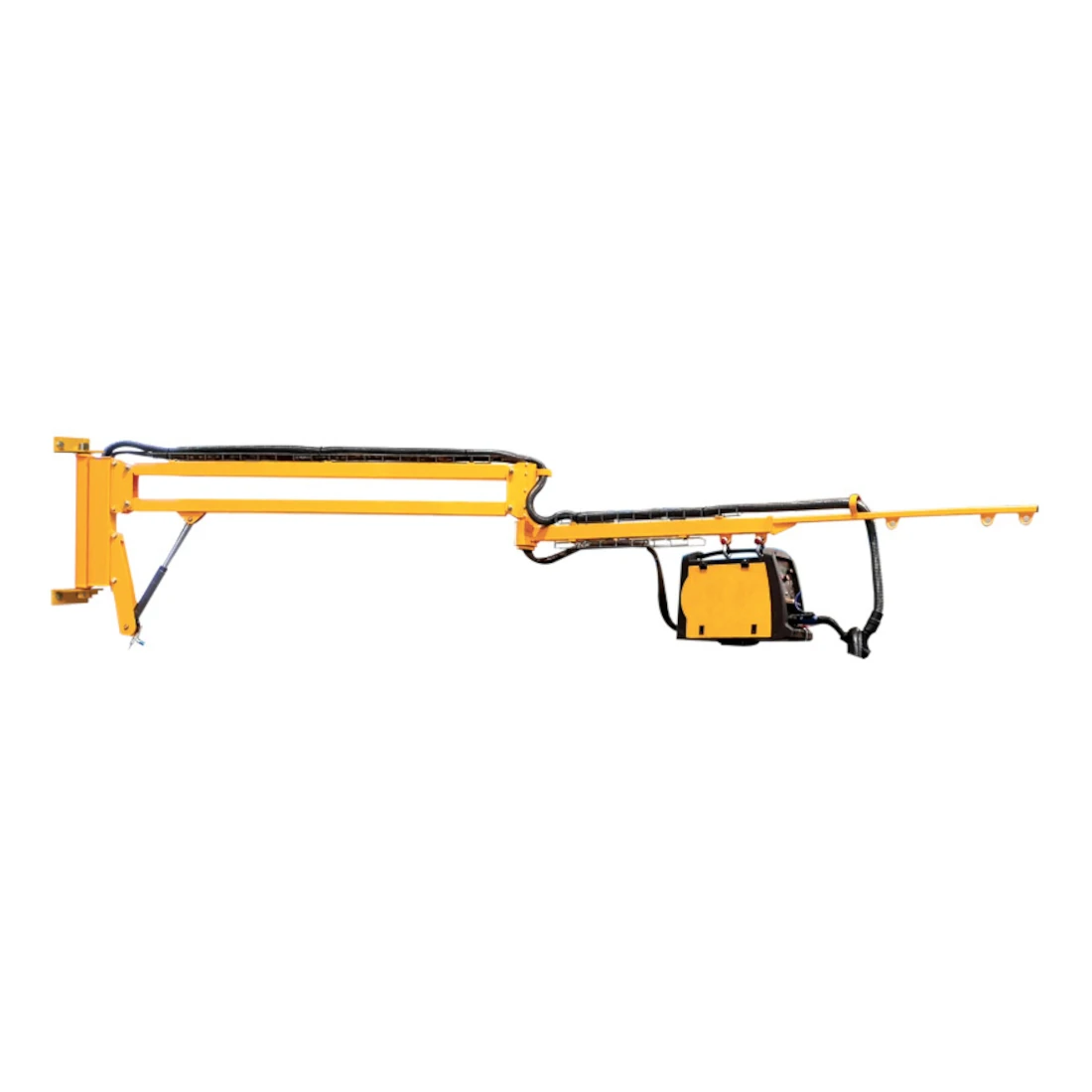 Ѕиден конзолен кран со фиксен држач за макара (ZDAP-F), 50 kg, 3–6 m